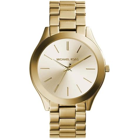 michael kors slim runway watch gold|Oversized Slim Runway Gold.